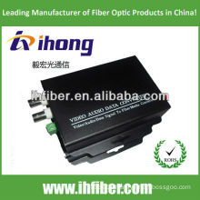 2 Channels Fiber Optic Video Converter singlemode 20/40/60km high end quality